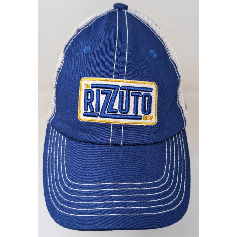 St Louis Blues Trucker Cap Hat Blue The Rizzuto Show 105.7 The Point Promo VTG